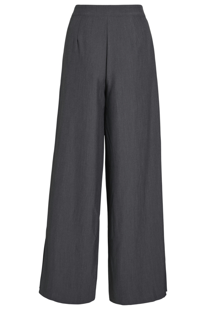 VIVALRIE HW WIDE PANTS/BFS 14110208 Medium Grey Melange